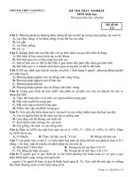 Đề thi thử đại học -Sinh