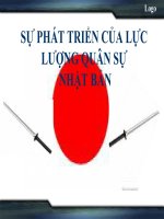 sự phát triển của lực lượng quân sự nhật bản