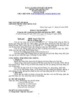 bao cao - Doi TNTP Ho chi minh 07 08