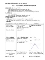 TỔNG BA GÓC CỦA MỘT TAM GIÁC