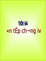 Ôn tập chương I: Phép nhân và phép chia đa thức