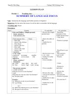 Giáo án học kì 1