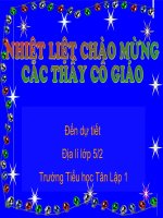 Địa lí 5 tiết 16: Ôn Tập
