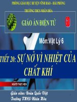 Giáo án Vật Lý 6-Tiết 20