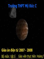 Bài 11. Lực hấp dẫn.Địn luật vạn vật hấp dẫn