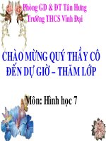 Quan hệ giữa đường vuông góc, đường xiên, đường xiên và hình chiếu.