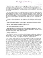 CAU CHUYỆN MỘT CHIỀU THỨ BẢY