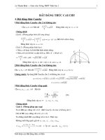 Bất đẳng thức AM-GM (Cauchy)