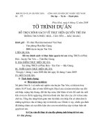 Dự án hỗ trợ chính sách cho nhóm trẻ (thuộc vùng dự án Plan)