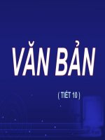 Văn bản (tiết 2)- Ngữ văn 10