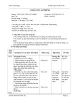 GIÁO ÁN LAO ĐỘNG