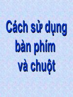 bàn phím và chuột