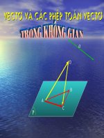 Chương III - Bài 1: Vectơ trong không gian