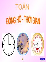 Bài 118: Đồng hồ - Thời gian
