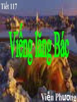 Tiết 117 Viếng Lăng Bác NV 9 học kỳ 2