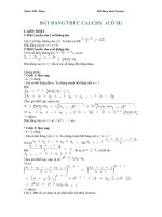 Các kĩ thuật áp dụng bất dẳng thức cô si