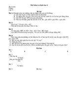 Bài kiểm tra 1 tiết hình học 6