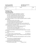 KIEÅM TRA HOÏC KÌ 1