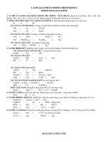 ôn tập kim loại kiềm