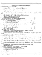 BÀI TẬP CHƯƠNG 3 ĐIỆN HỌC (hot)