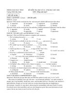 ÔN TẬP HKII LỚP 9