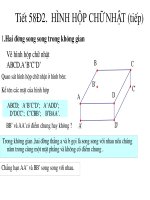 Chương IV - Bài 1, 2: Hình hộp chữ nhật