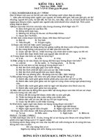 Kiểm tra 90'' văn 8 có đáp án biểu điểm năm 08-09