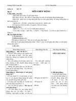 G/A Công nghệ 8 (tiết 27)