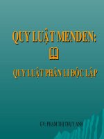 quy luat phan li doc lap