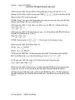 Dạng toán diện tích lớp 8