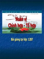 ĐẠI SỐ TỔ HỢP