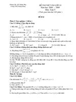 đề thi vào lớp 10