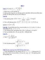 Đề ôn ĐH-có đáp án-Đề 3