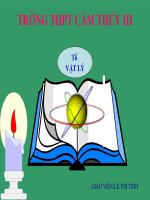 Bài 31: Phương trình trạng thái của khí lý tưởng