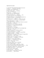 MỆNH ĐỀ SO SÁNH-CÓ ĐÁP ÁN