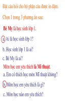 Từ ngữ về môn học