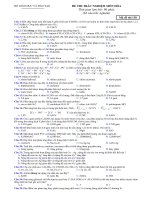 Thi thử hóa 12 HK1-ĐM