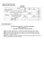 Kiểm tra HK I - LS7