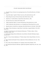 Giáo trình toán rời rạc TLTK