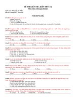 Đề thi thử đại học năm học 2008 -2009 lần 2