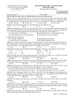 LUYỆN THI ĐẠI HỌC 2009-ĐỀ SỐ 01.