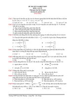 Đề thi thử TNTHPT năm 2008