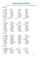 Which Sound Is Different?