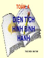 Diện tích hình bình hành