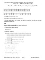 phuong phap giai toan tren may tinh Casio cuc hay