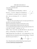 Phép chiếu song song và phép chiếu vuông góc