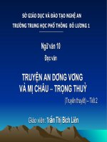 Truyện An Dương Vương và Mỵ Châu Trọng Thủy