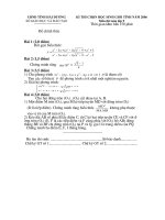 Đề thi học sinh giỏi Toán 9 (Hải Dương 2005-2006)