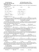 Đề thi thử đại học lần II