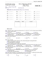 4 đề KT chương IV chương trình chuẩn (có đáp án)